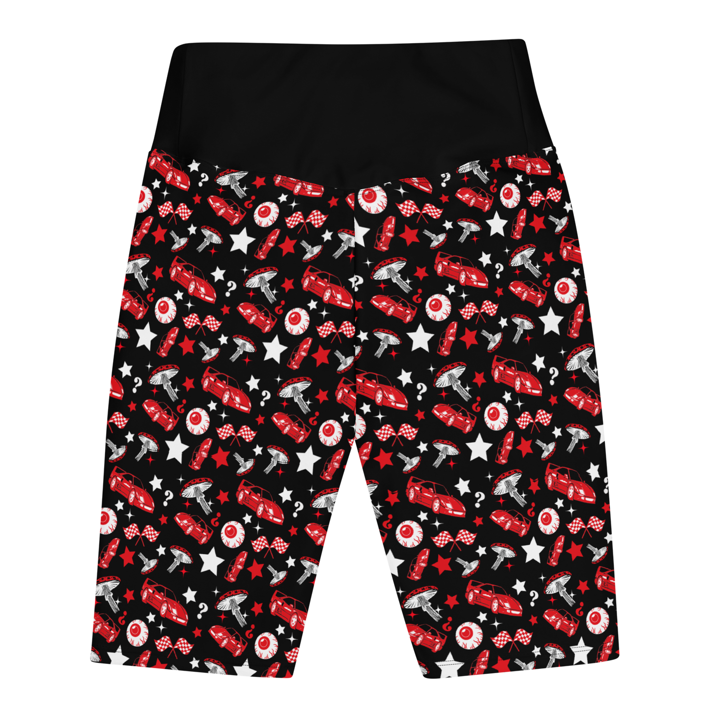 Amanita Biker Shorts in Black