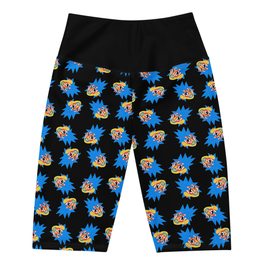 Spike Biker Shorts in Black