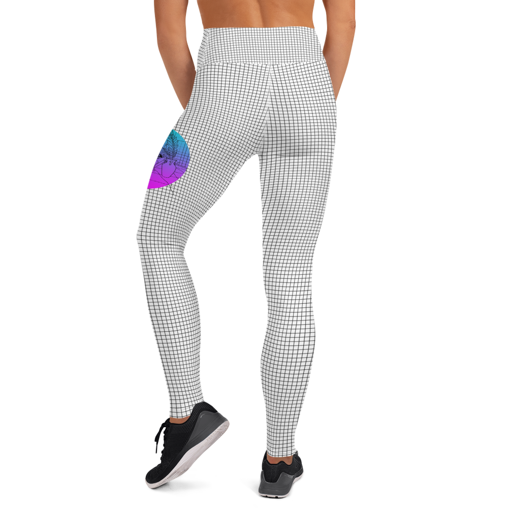 Wavy Baby Leggings in White