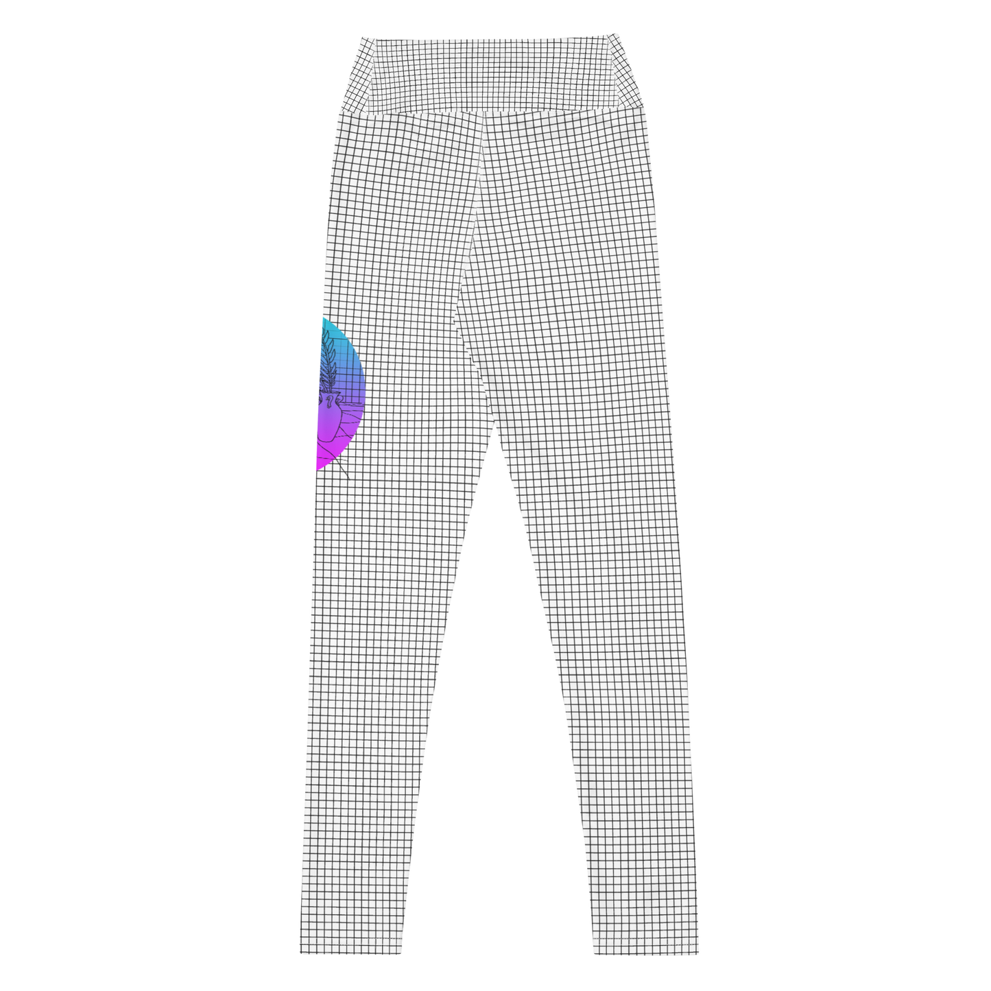 Wavy Baby Leggings in White