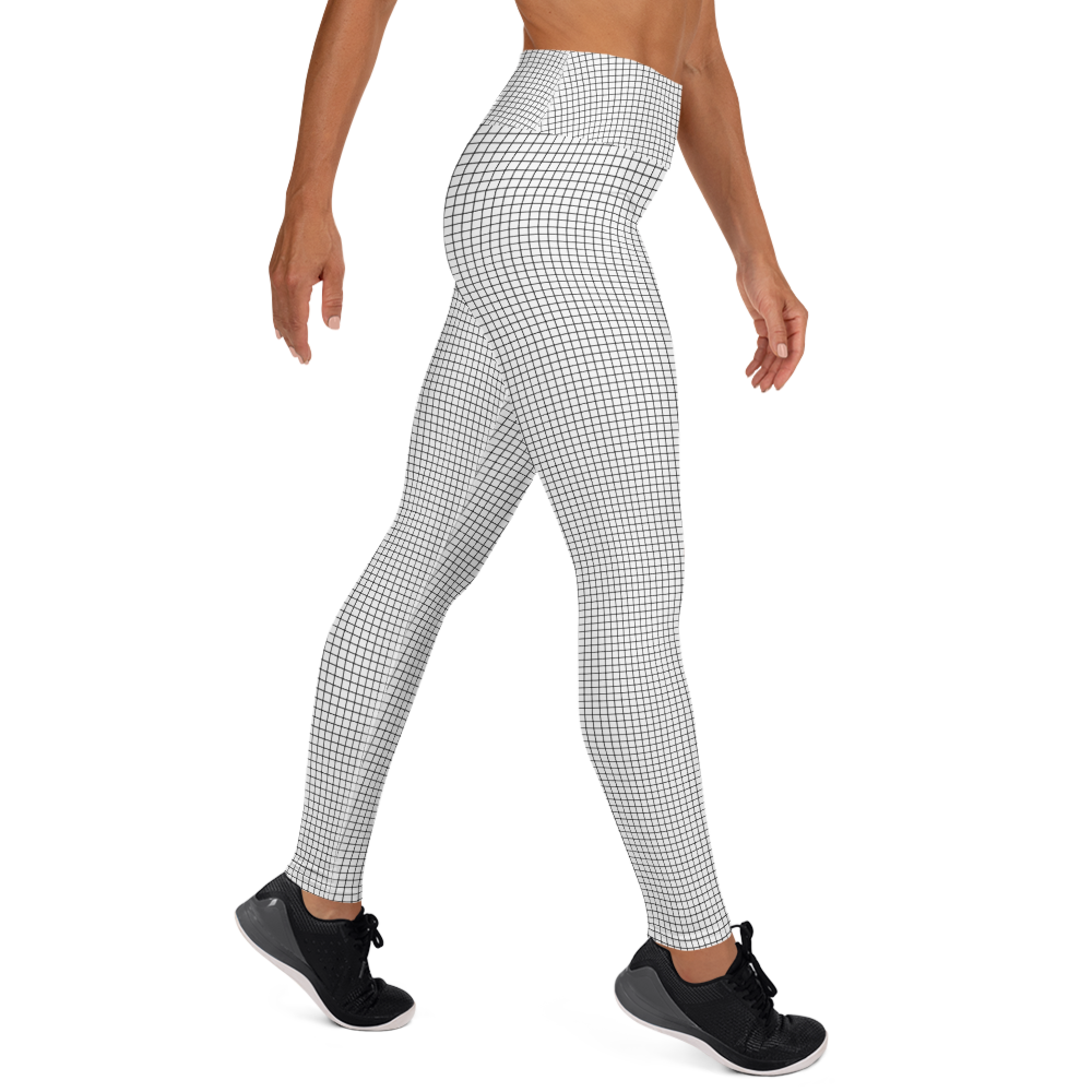 Wavy Baby Leggings in White