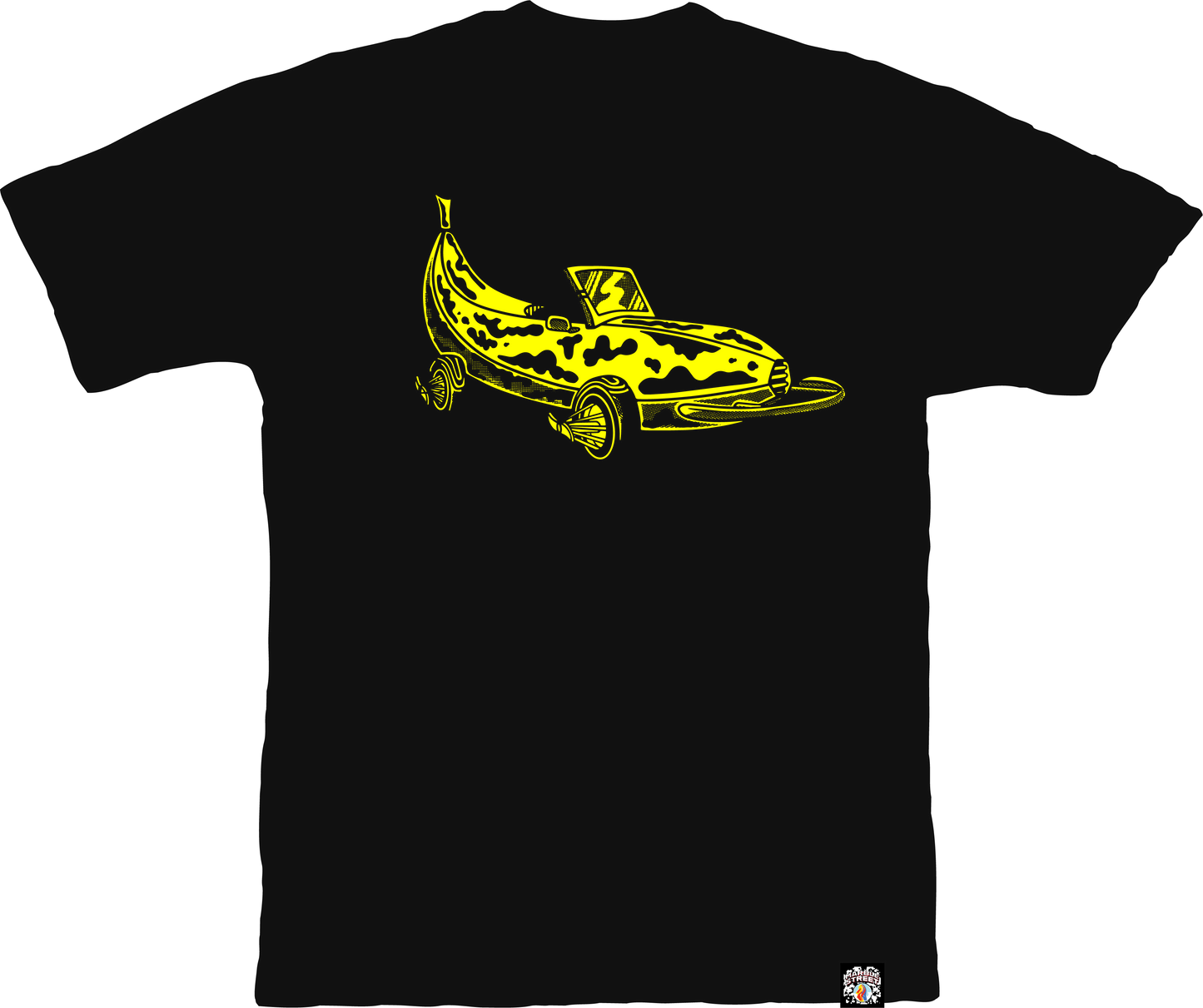 Banana Car T-shirt in Black