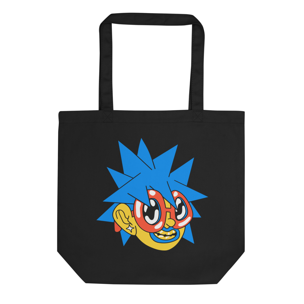 Spike Tote Bag in Black