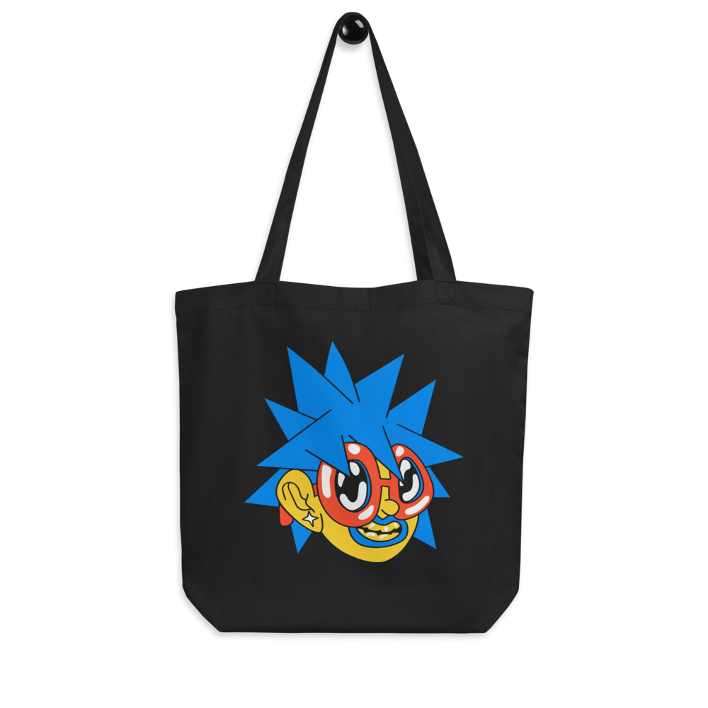 Spike Tote Bag in Black