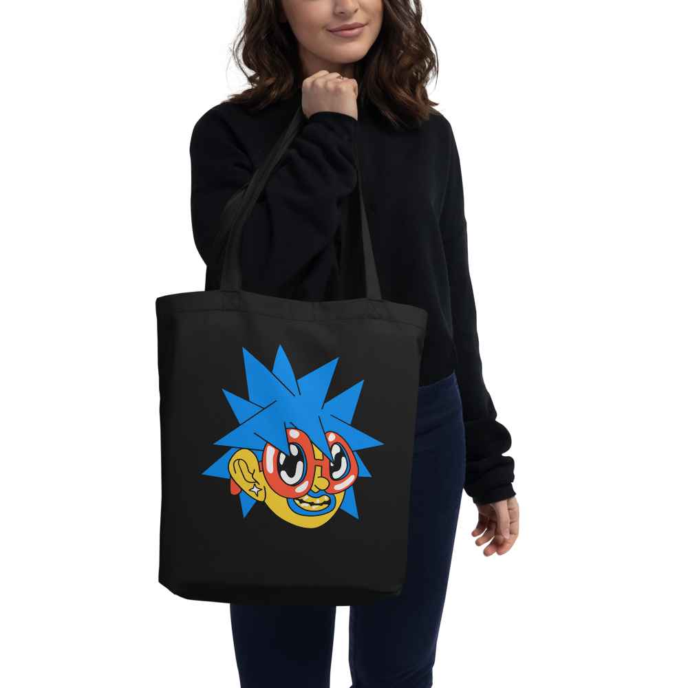 Spike Tote Bag in Black