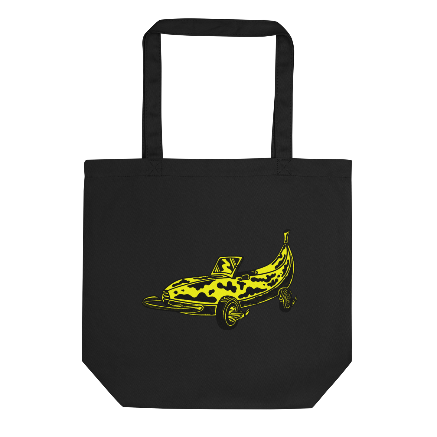 Banana Car Tote Bag in Yellow