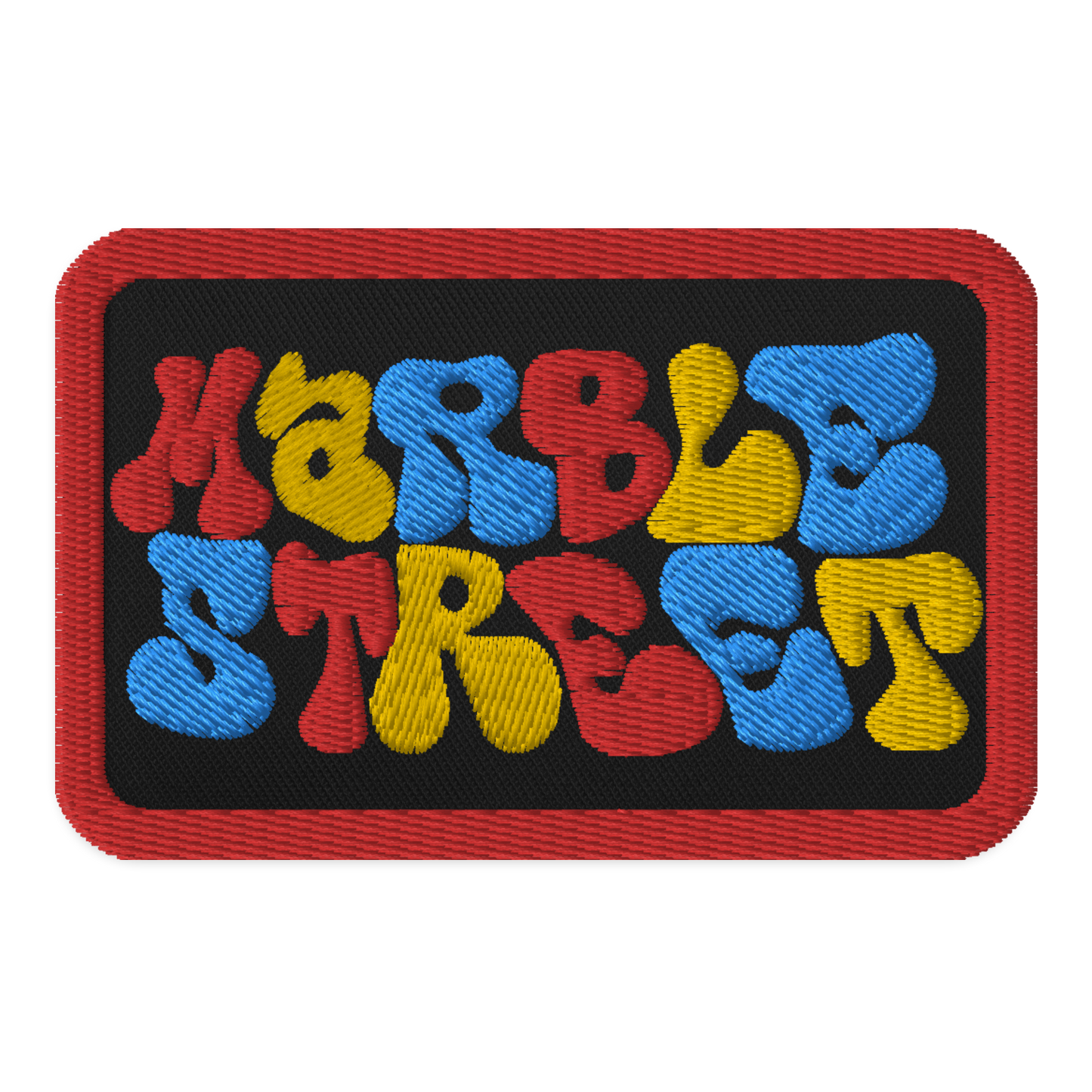 Marble Street Embroidered Patch