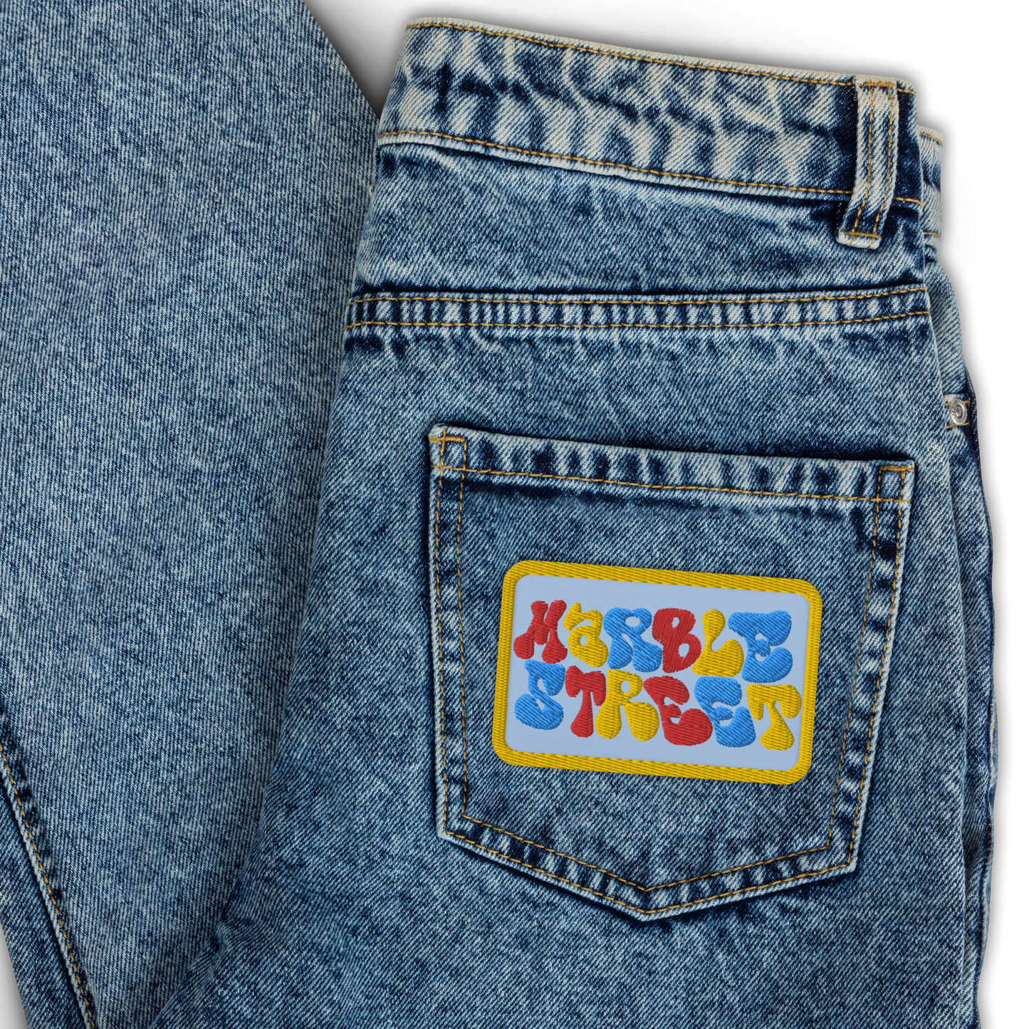 Marble Street Embroidered Patch