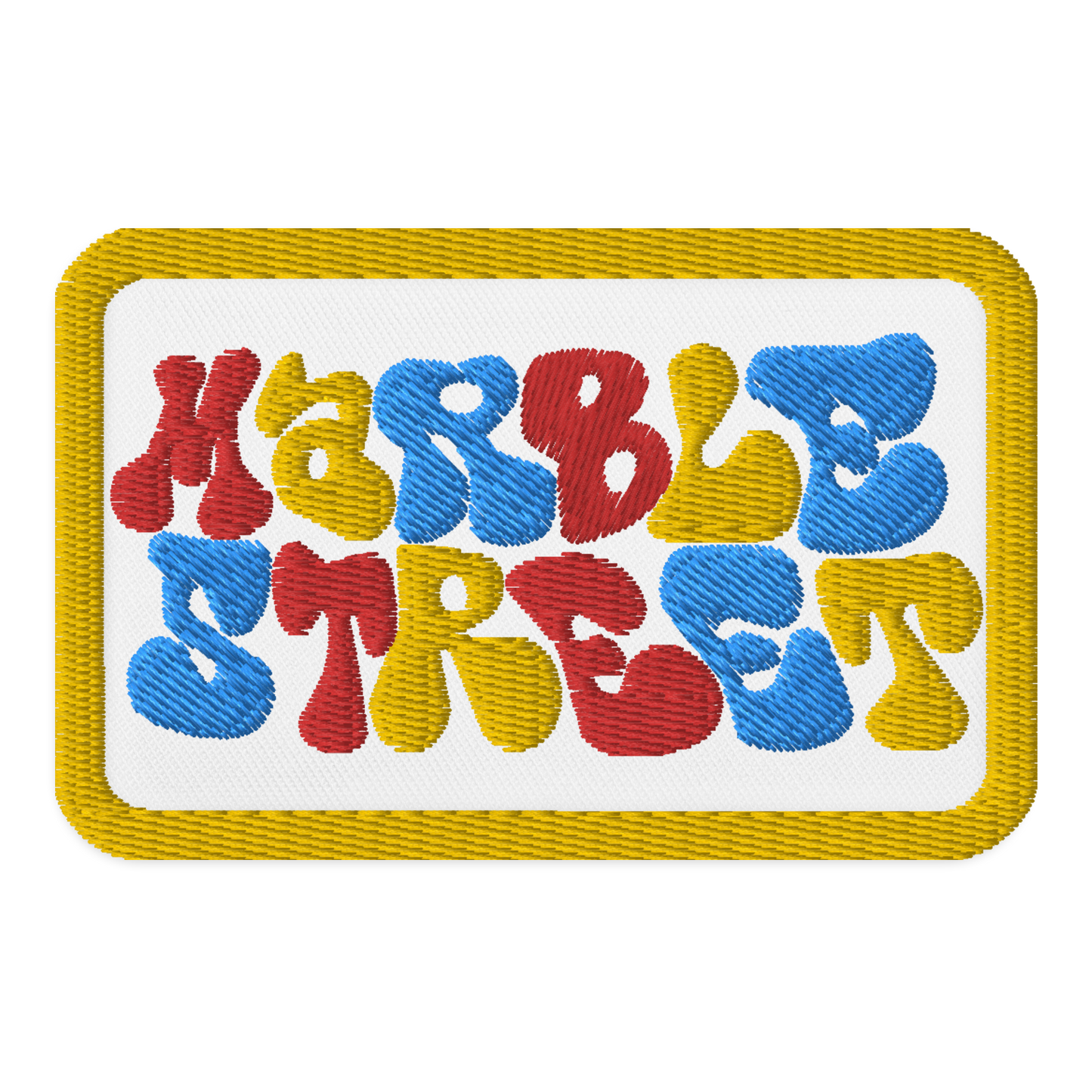 Marble Street Embroidered Patch