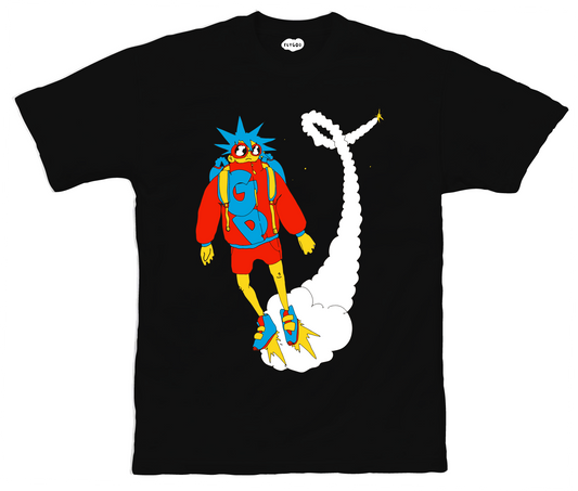 Fly God T-shirt in Black