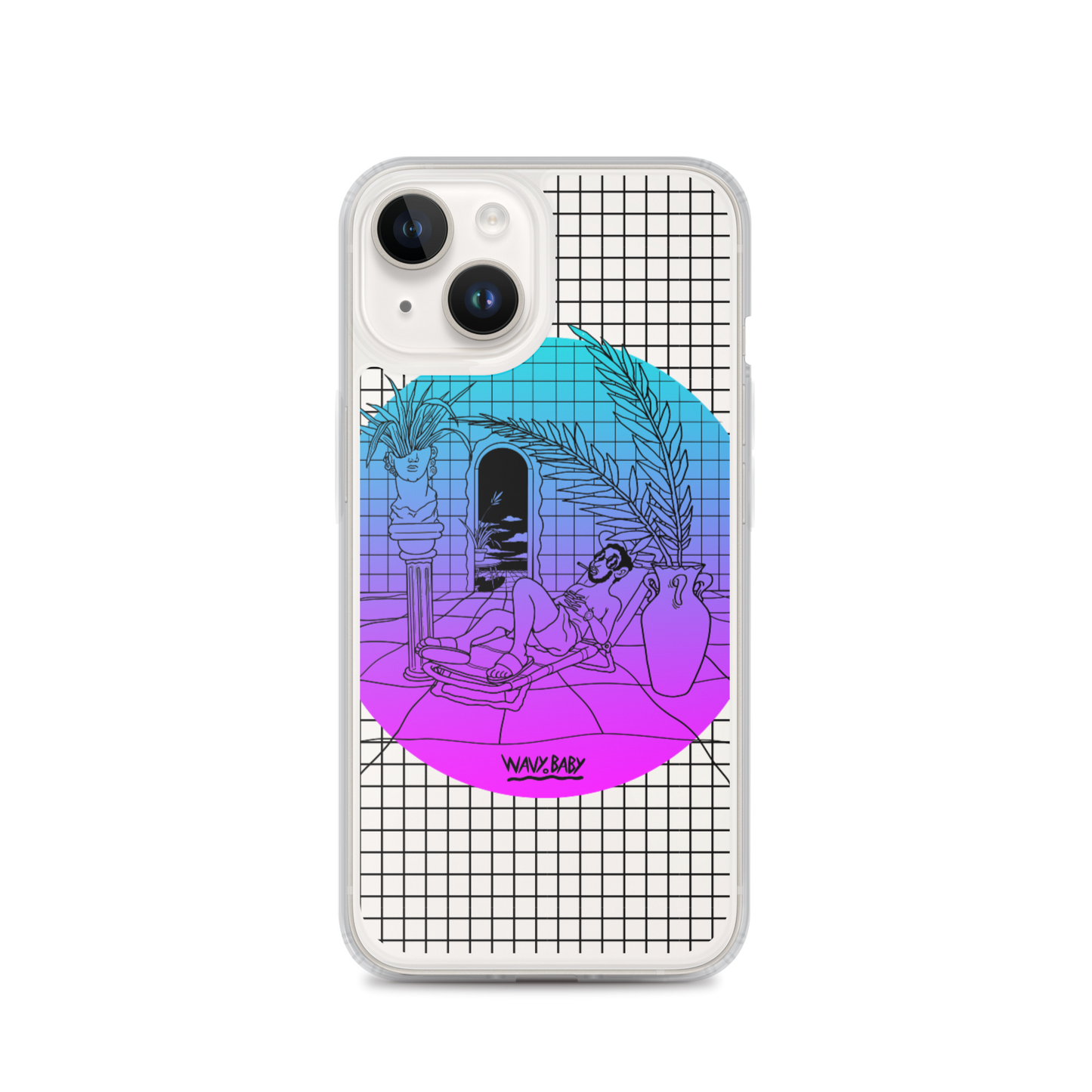 Wavy Baby iPhone Case