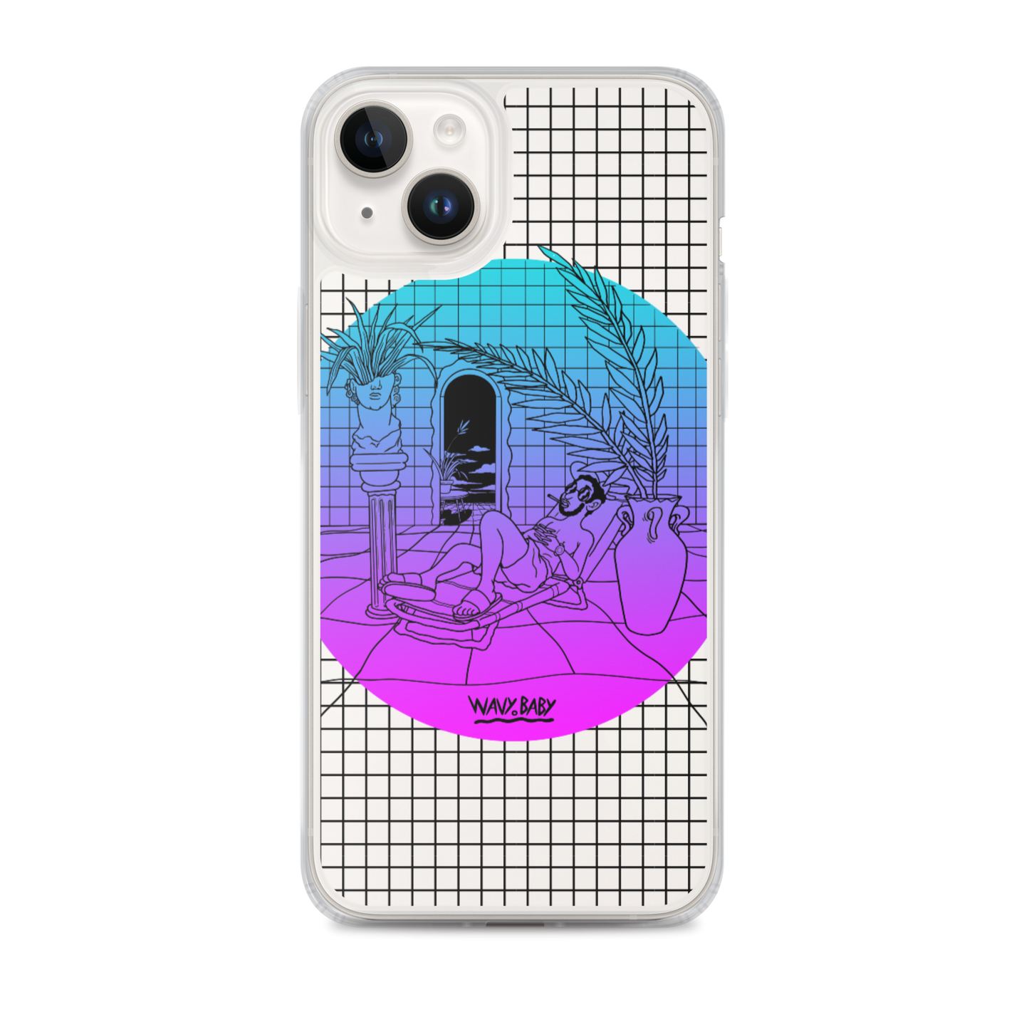 Wavy Baby iPhone Case