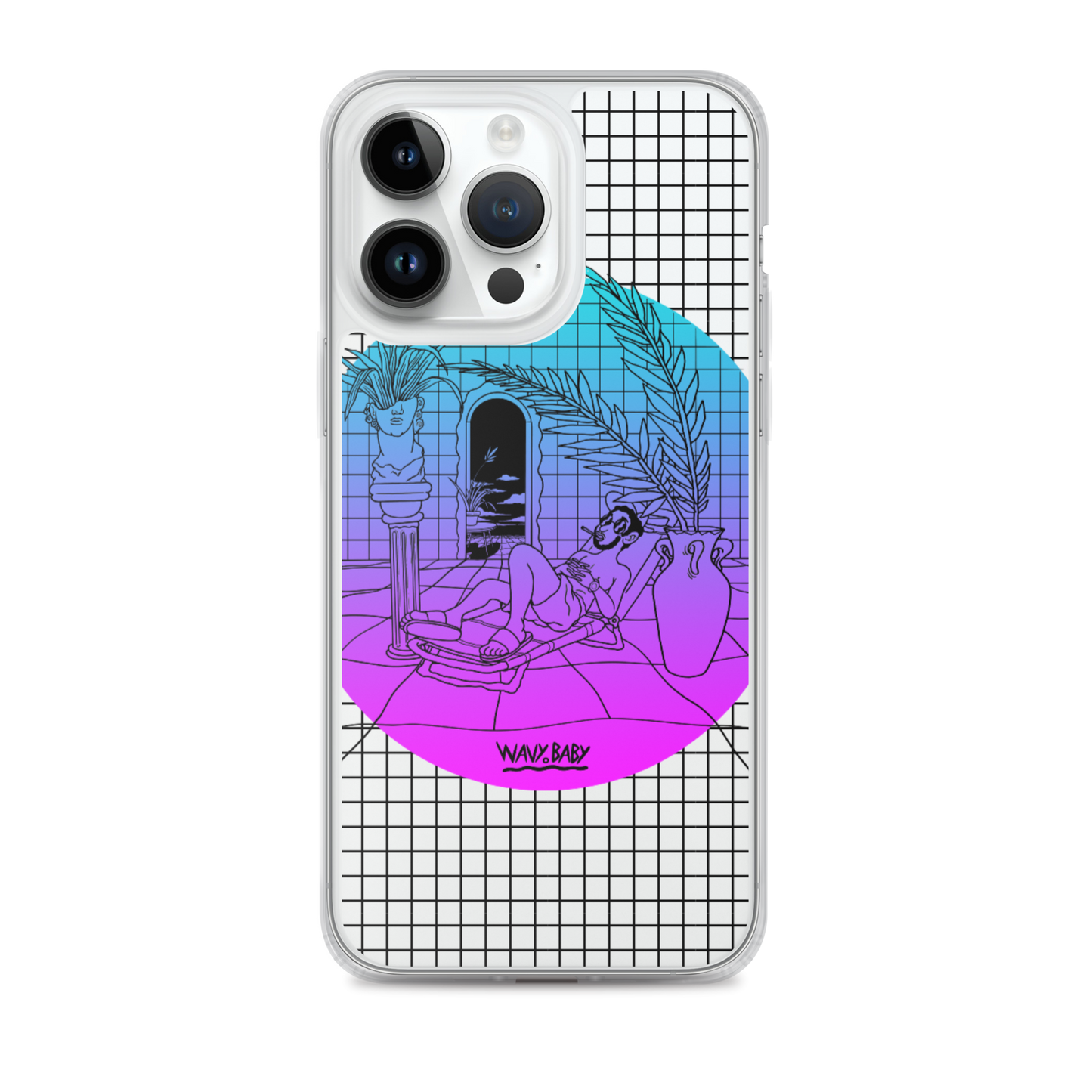 Wavy Baby iPhone Case