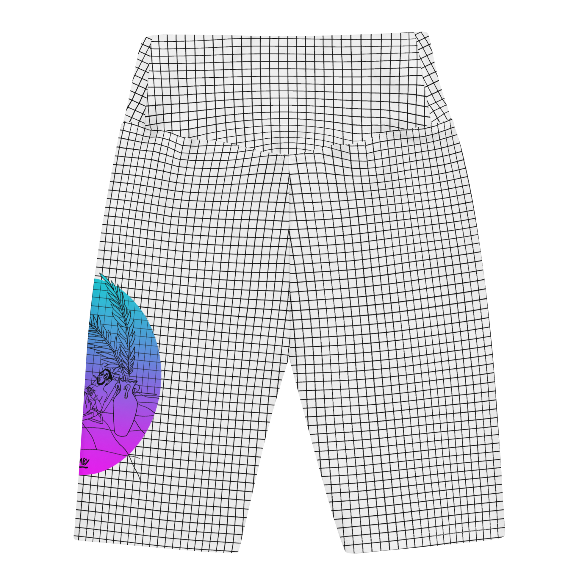 Baby white cycling shorts 2025